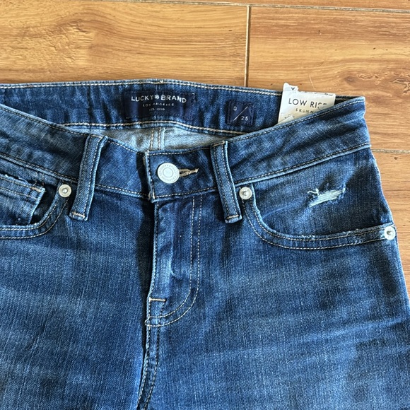 LUCKY BRAND ~ LOLITA Low Rise Skinny Jeans Sz 0 25 A ~ NWT - Picture 3 of 5